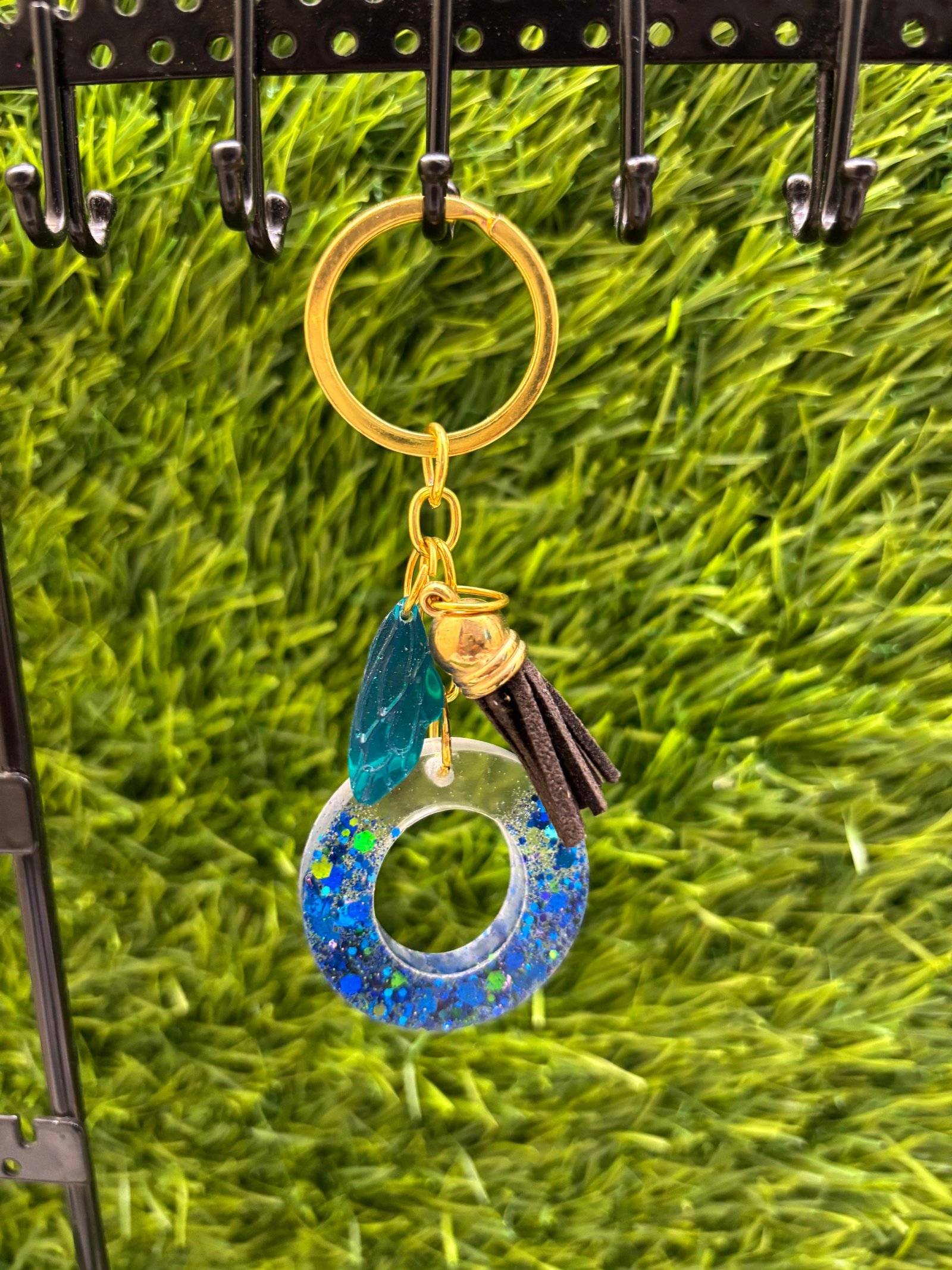 Resin Ocean Theme Keychain